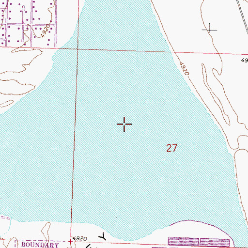 Topographic Map of Swan Lake, NV