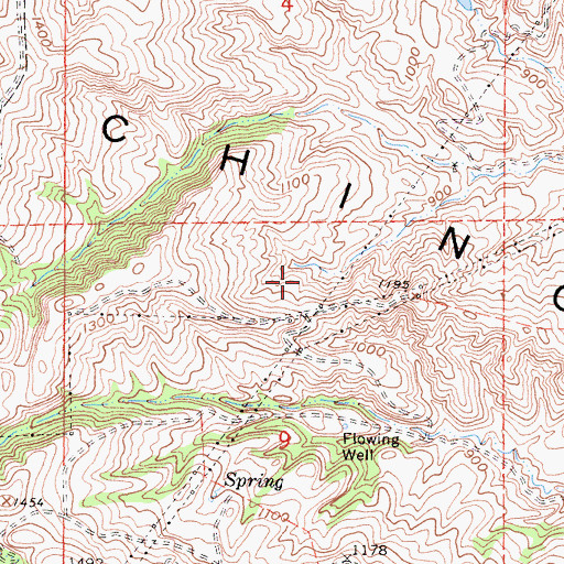 Topographic Map of Chino Hills State Park, CA