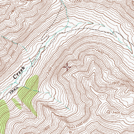 Topographic Map of Sambrito Creek, CO