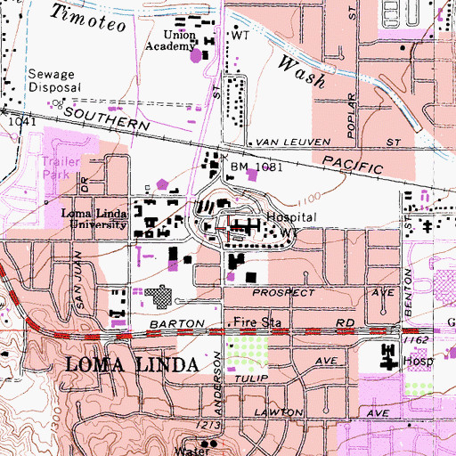 Topographic Map of Drayson Center, CA