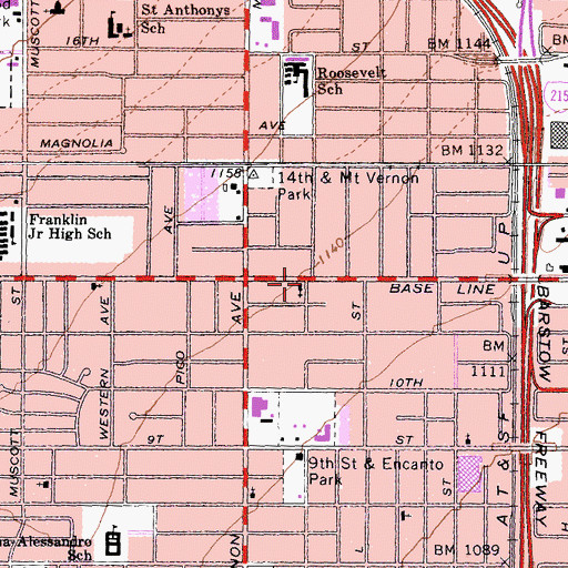 Topographic Map of Iglesia de Dios, CA