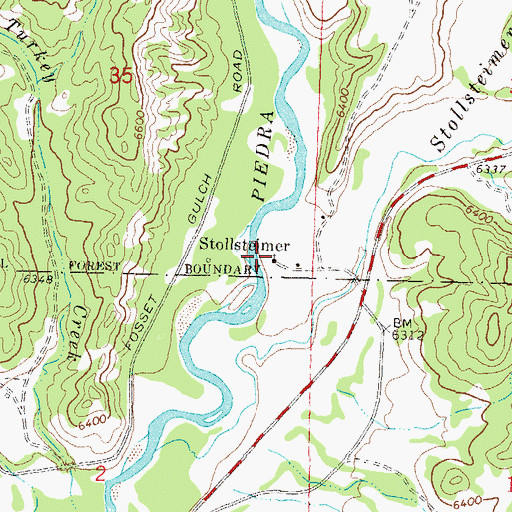 Topographic Map of Stollsteimer, CO