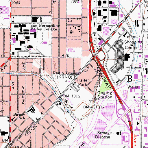 Topographic Map of Saint Prophet Elias Church, CA