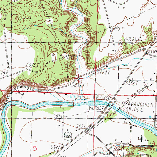 Topographic Map of Cox Canyon, NM