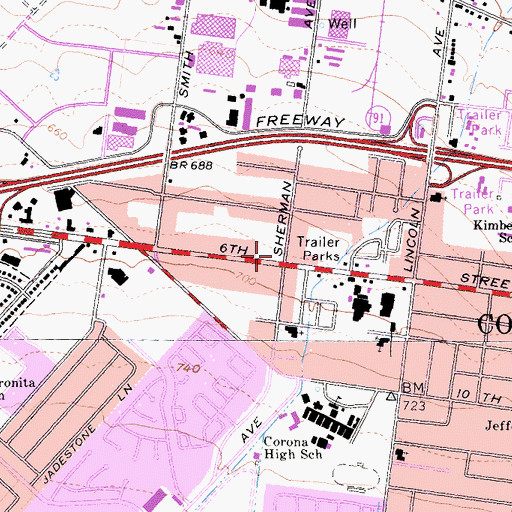 Topographic Map of Goodnews Church, CA