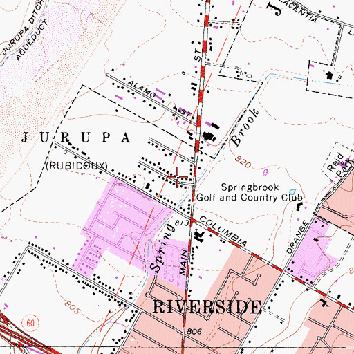 Topographic Map of Greater Bethel Apostolic Church, CA