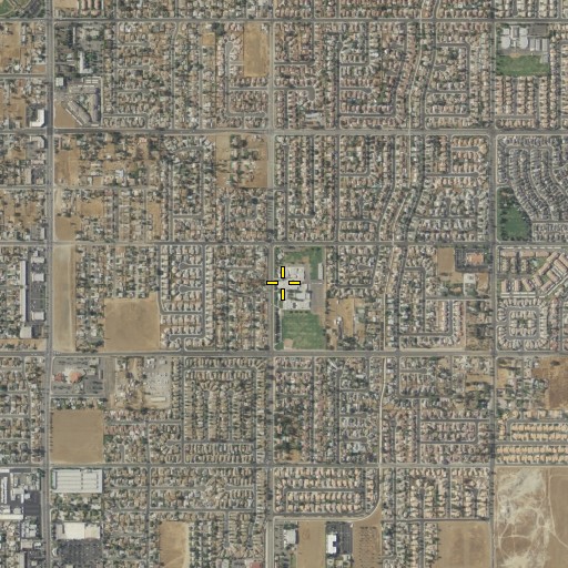 Aerial/Satellite Image of Butterfield Elementary School, CA
