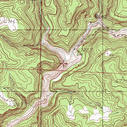 Topographic Map of Trail Canyon, NM