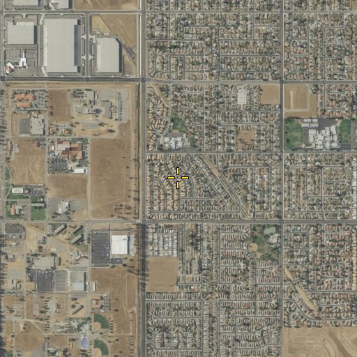 Aerial/Satellite Image of Serrano Elementary School, CA