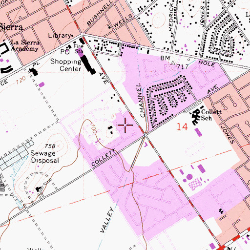 Topographic Map of Goodnews Church, CA