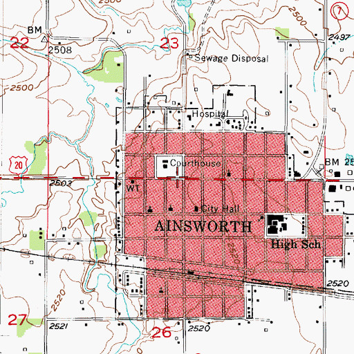 Topographic Map of Coleman House, NE