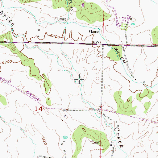 Topographic Map of Scoggin Arroyo, CO