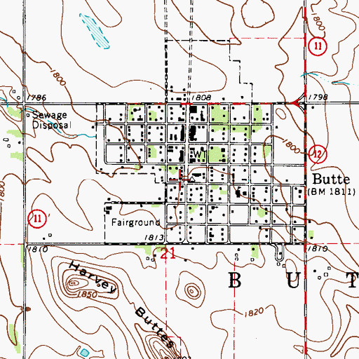 Topographic Map of Saints Peter and Paul Catholic Church, NE