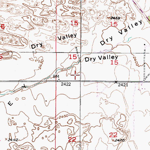 Topographic Map of Township of Sawyer, NE