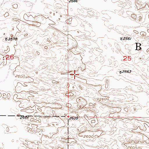 Topographic Map of Blaine (historical), NE