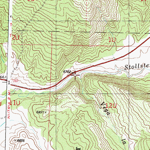 Topographic Map of Vega la Juana Creek, CO