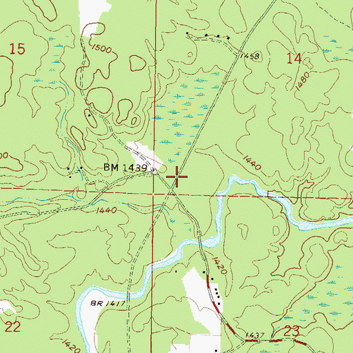 Topographic Map of Spur Three (historical), WI
