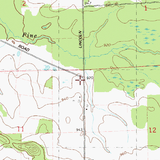 Topographic Map of Davis School (historical), WI