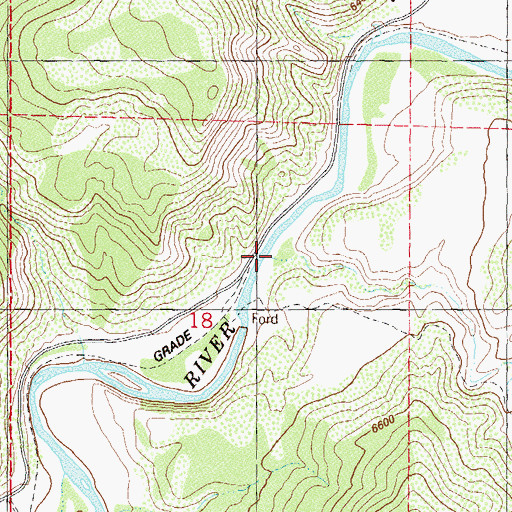 Topographic Map of Conejo Canyon, CO