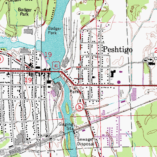 Topographic Map of Zion Norwegian Lutheran Church, WI