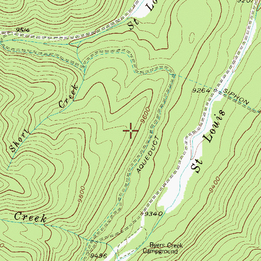 Topographic Map of Bull Seep, CO