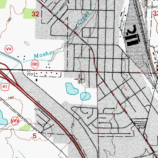 Topographic Map of Village Park, WI