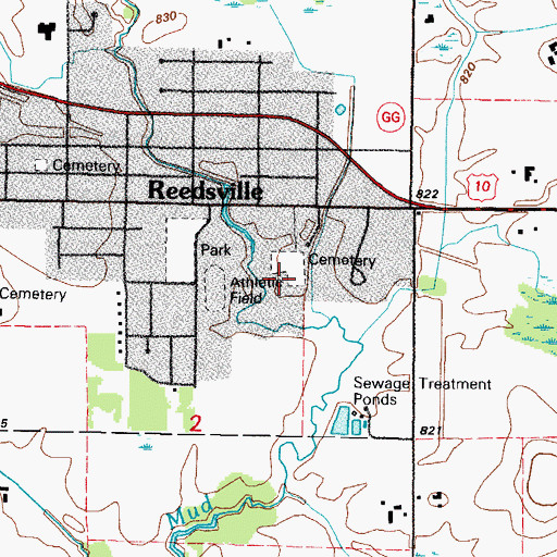 Topographic Map of Saint John - Saint James Lutheran School, WI