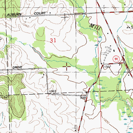 Topographic Map of Union Valley, WI