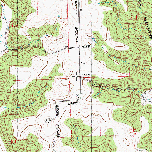 Topographic Map of Christ School (historical), WI