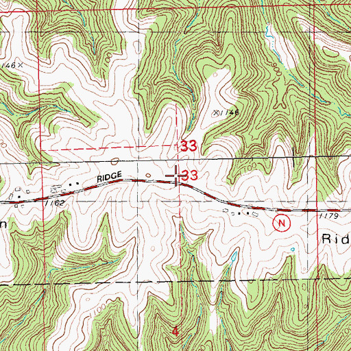 Topographic Map of Famechon School (historical), WI