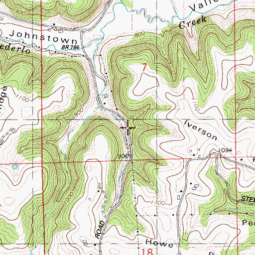 Topographic Map of Gindler School (historical), WI