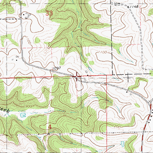 Topographic Map of Norwegian School (historical), WI