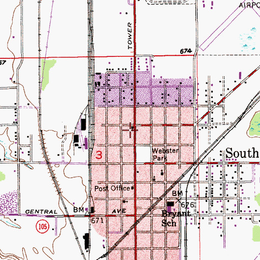 Topographic Map of Holy Assumption Roman Catholic Church, WI