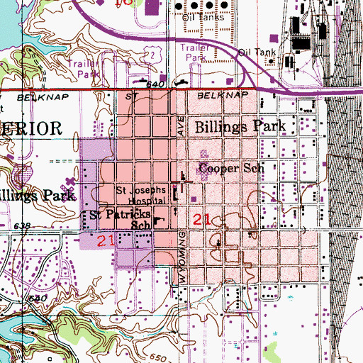 Topographic Map of Hope Congregational Church, WI