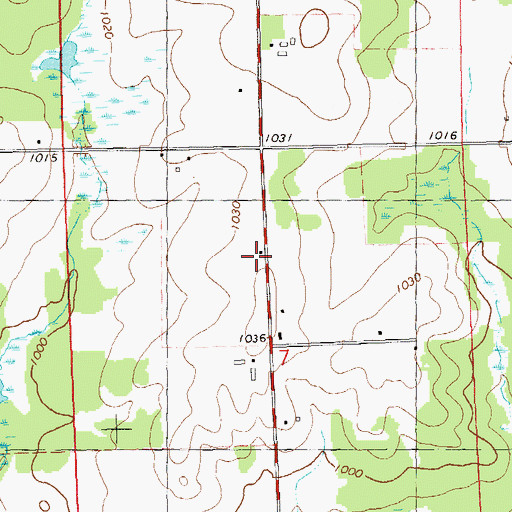 Topographic Map of Progress School (historical), WI