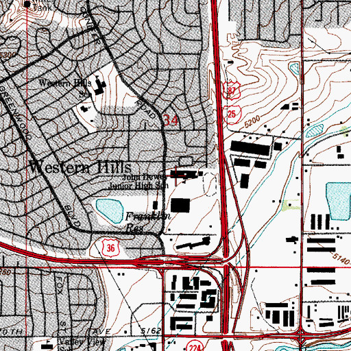 Topographic Map of Global Leadership Academy, CO