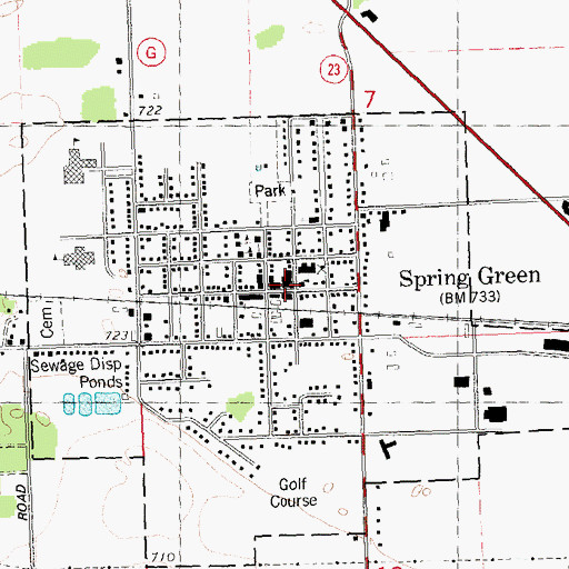 Topographic Map of Kempthorne Medical Building, WI