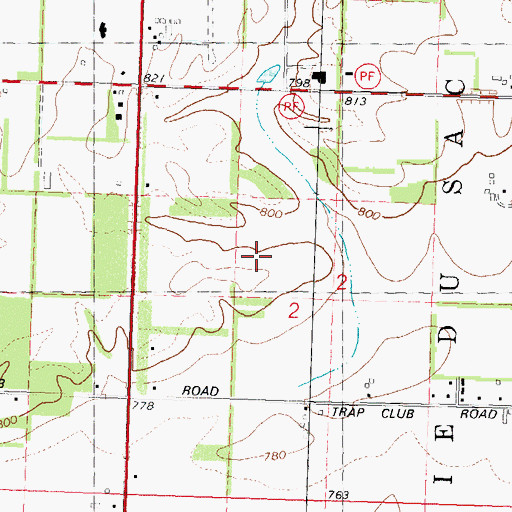 Topographic Map of Sauk Prairie Memorial Hospital, WI