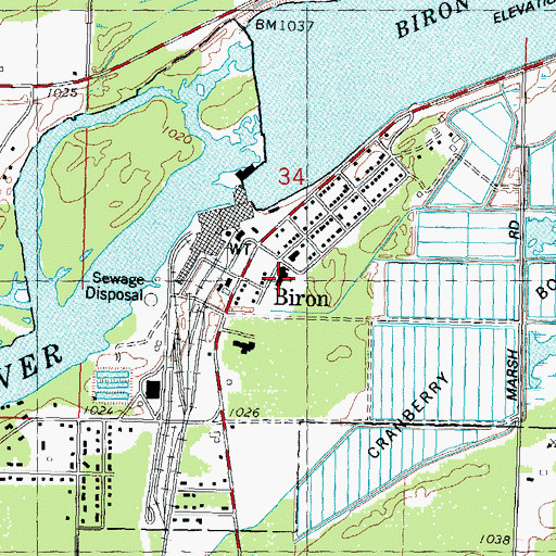Topographic Map of Community Christian Academy, WI
