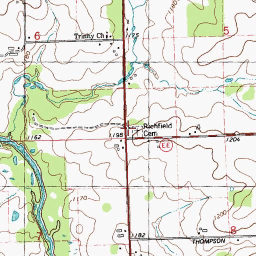 Topographic Map of Far View School (historical), WI