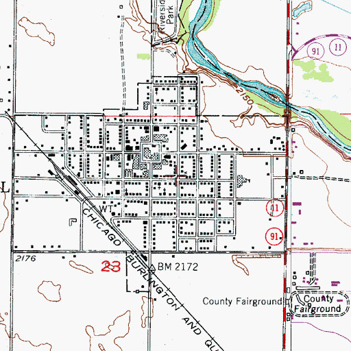 Topographic Map of United Church of Christ, NE