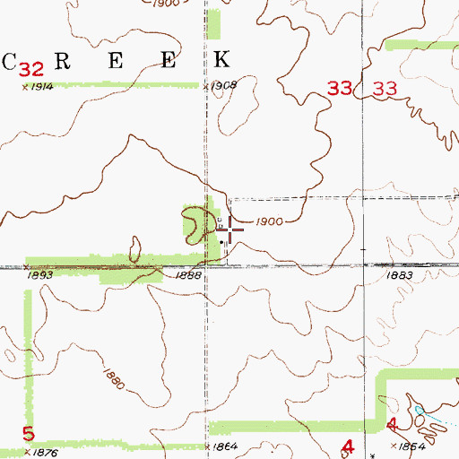 Topographic Map of Starview Public School, NE