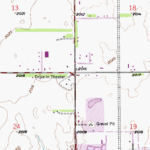 Topographic Map of Word of Life Assembly of God Church, NE