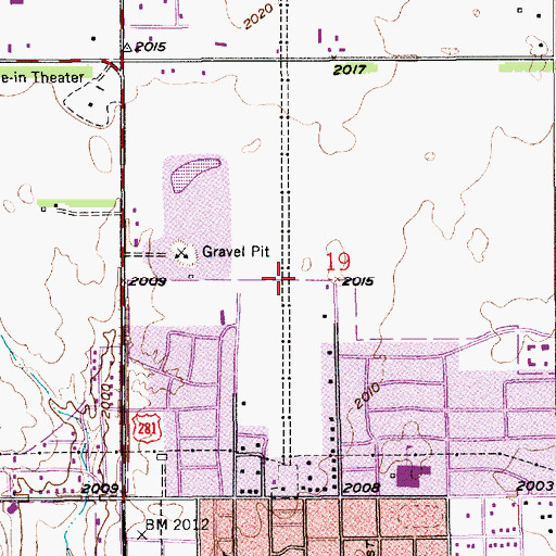 Topographic Map of Schaffer Park, NE