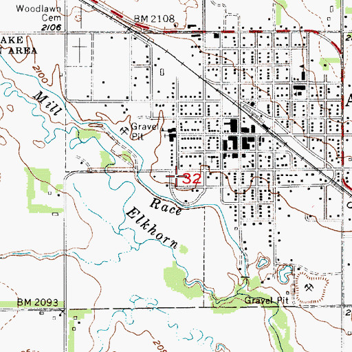 Topographic Map of West Holt Medical Clinic, NE