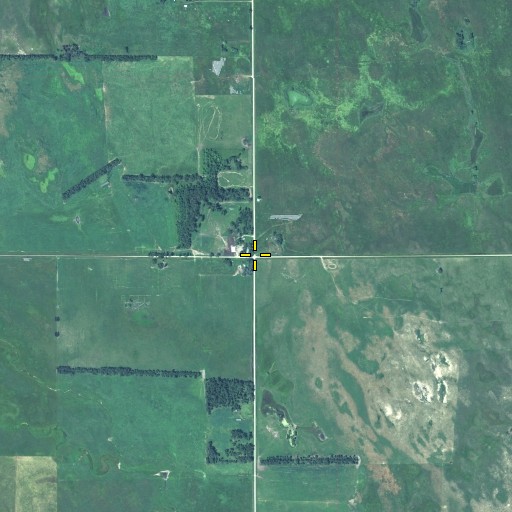 Aerial/Satellite Image of Inez Post Office (historical), NE