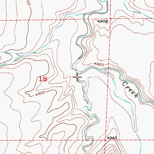 Topographic Map of Lone Tree Gulch, CO