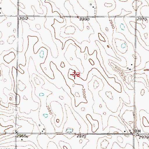 Topographic Map of Cliff School (historical), NE