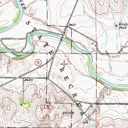 Topographic Map of Pressey State Wildlife Management Area, NE