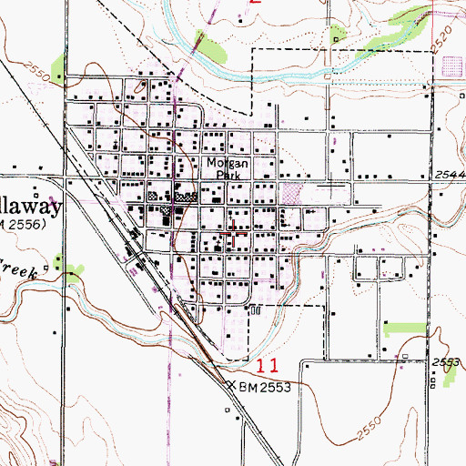 Topographic Map of Saint Boniface Catholic Church, NE